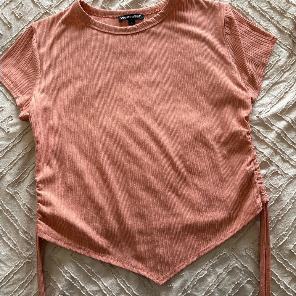 Pink Short Sleeve Top